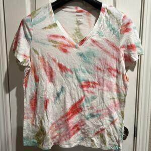 SONOMA Women's V-Neck Tee - Size M